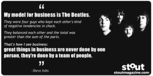 steve job beatles business model teamwork