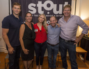 Stout's Doing More With Less Event Panelists Matt Laessig, Christi Hester, Founder of Stout Magazine, Ann Webb and Hugh Forrest