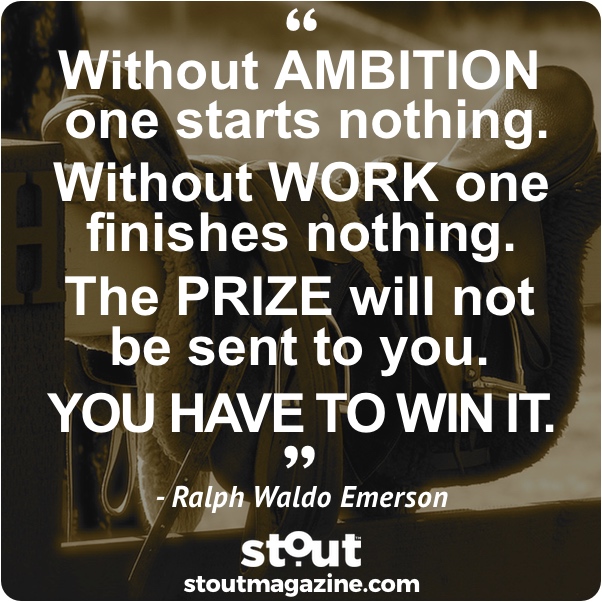 Monday Motivation: Set your eyes on the prize and win it