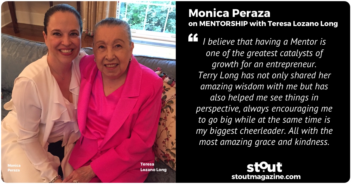 Monica Peraza on mentorship with Teresa Lozano Long