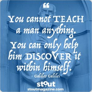 Stout Monday Motivation on Mentorship by Galileo