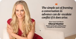 Cheryl Hunter - Stout Advice For Facing Conflict