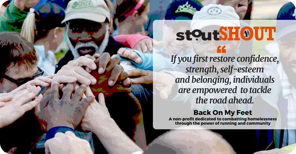 #StoutSHOUT To Back On My Feet For Building Confidence, Community & Connection