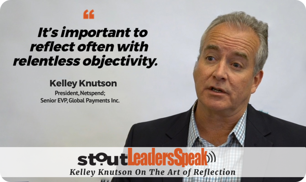 Leaders Speak: Kelley Knutson On Reflection & Growth